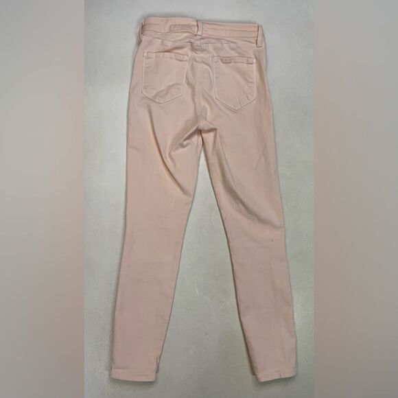 L'agence Margot Skinny High Rise Ankle Quartz Jeans Women Size 26 Pink - Picture 4 of 11
